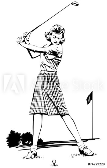 Picture of Woman Golfer 2